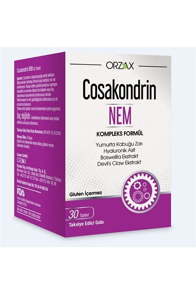 Cosakondrin Moisture 30 Tablets