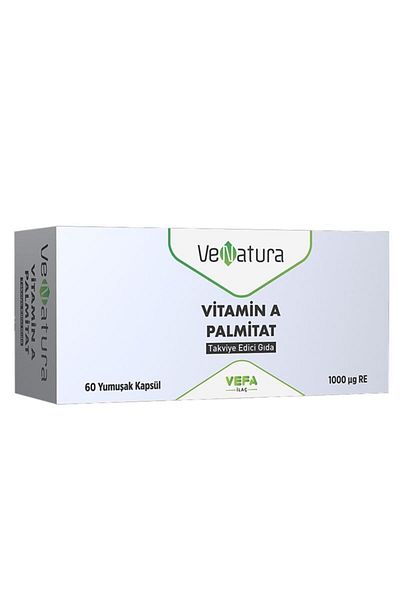 VeNatura Vitamin a Palmitat Supplementary Food 60 Soft Capsules