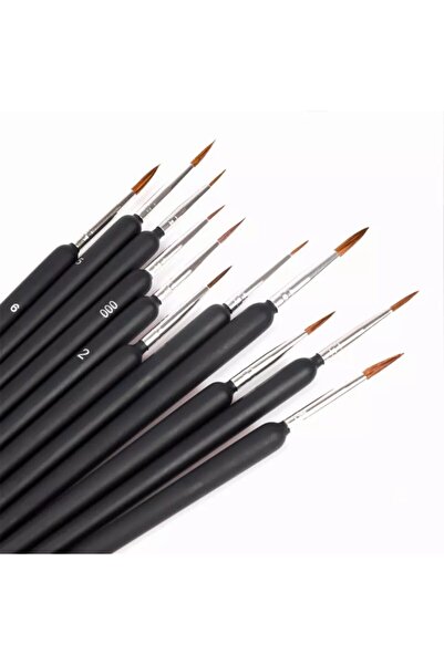 MOR SALKIM HOME Tezhip Kalem Suluboya Yağlıboya Ekstra Ince Çakal Saçı Guaj A...