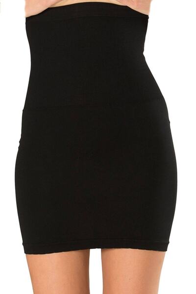 Formactive Corset cu jupon pentru femei talie înaltă negru - Control abdomen ...