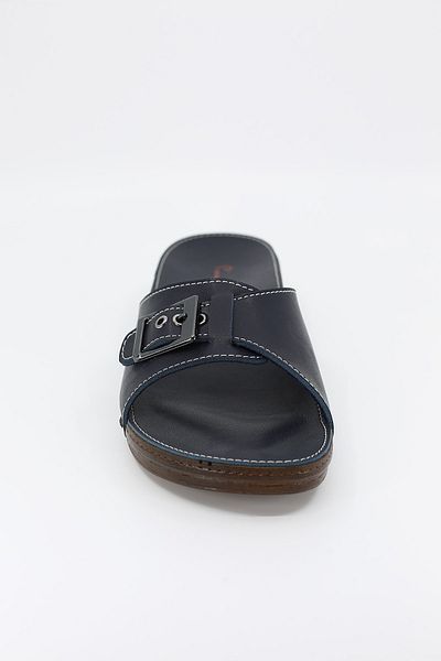Pierre Cardin Women's Navy Blue Flat Slippers PC-6784