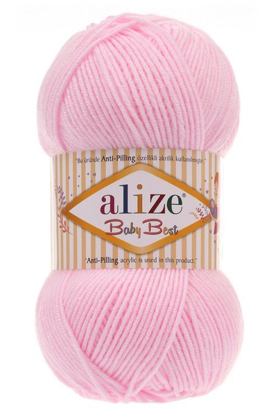 Alize Powder Pink Baby Best Knitting Yarn 185