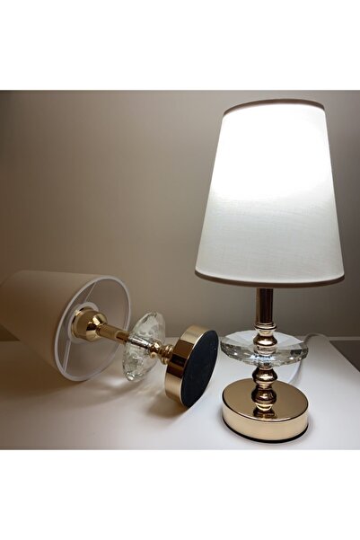 Genel Markalar Galaxy Gold-krem Abajur 2 Adet