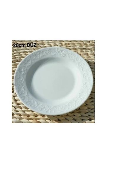 Güral Porselen Bhd20du Spring Flat Plate 20 Cm 6 Pieces