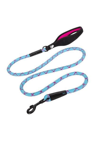 True Love Blue-Pink Rope Leash Strap with Neoprene Sponge