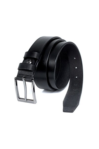 Livize Κλασική Ανδρική Ζώνη 100% Δέρμα 3,5 cm Μονόστρωτο