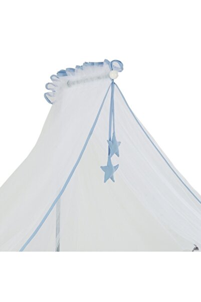 G&G baby Mavi Yıldızlı Beşik Cibinliği Ve Cibinlik Aparatı