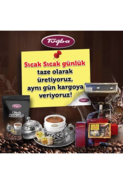 Tuğba Kuruyemiş Türk Kahvesi Metal Kutu 250 Gr