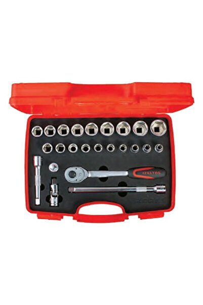 İzeltaş 1113 00 2024 1/2” Hex Socket Wrench Set (24 Pieces, mm)