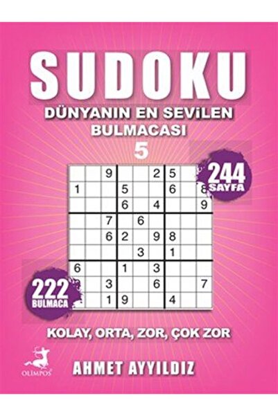 Olimpos Yayınları Sudoku Dünyanın En Sevilen Bulmacası 5
