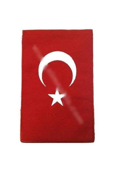 Türk Bayrak Nakış Işleme Arma Patch Peç Flama 15×23 Cm Çift Taraflı