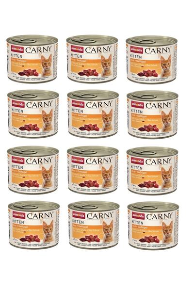 Animonda Carny Kümes Hayvanlı Yavru Kedi Konservesi 200 Gr. X 12 Adet