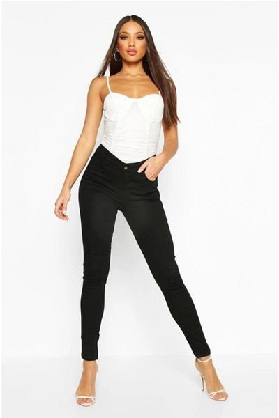 Trn JNS E.x.t.r.a Black Colorfast Black Jeans