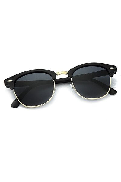 Gogoey Erkek Siyah Retro Kare Oval Vintage Glasses Güneş Gözlüğü