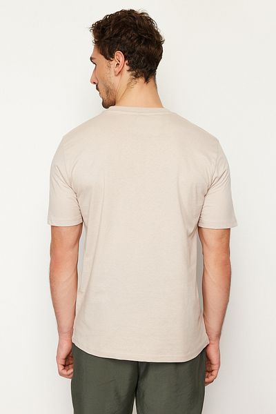 Trendyol Collection Μπλουζάκι Basic Crew Neck Slim Fit - 100% βαμβάκι TMNSS19BO0001