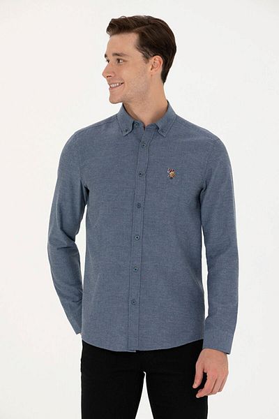 U.S. Polo Assn. Мъжка риза Polo Assn - G081sz004 1672287 Akıs023k Тъмносиньо