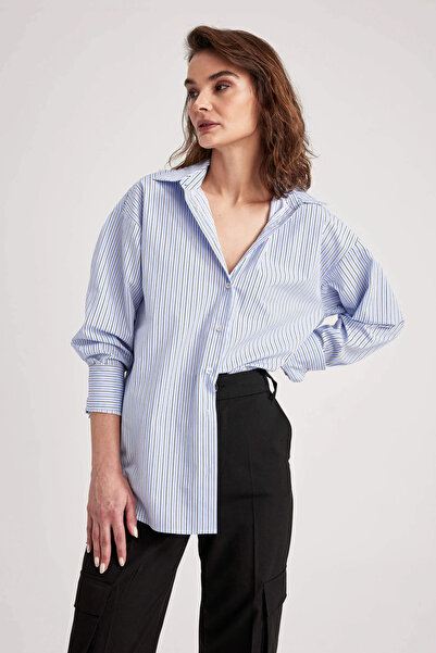 DeFacto Cămașă pentru femei W7702az/be40 Albastru