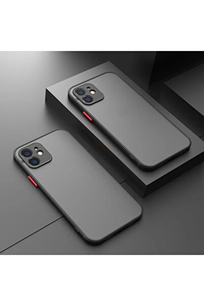 Rivor Apple Iphone 12 Uyumlu Kılıf 3d Kamera Korumalı Buzlu Renkli Sert Silik...