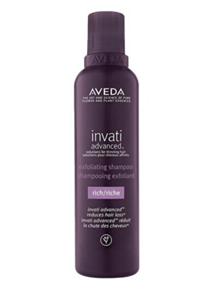 Aveda Invati Advanced - 200ml Rich Texture Shampoo Against Hair Loss KEYKUAFO...