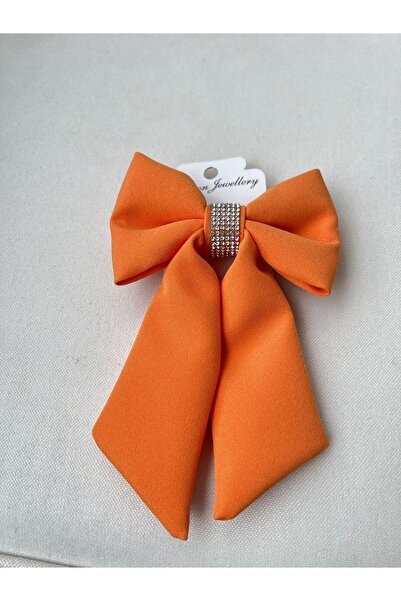 gül sezgin butik Cataramă cu fundă pentru femei Orange Stone