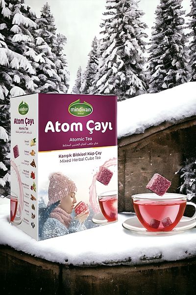 Mindivan Atom Cube Shaped Winter Tea 180g
