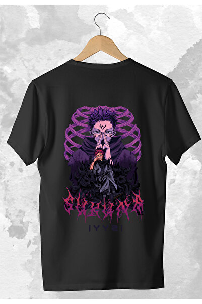 Storepoint Jujutsu Kaisen: Yuji İtadori Sukuna εμπριμέ υπερμεγέθη Anime T-shirt