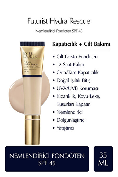 Estee Lauder Futurist Hydra Rescue SPF 45 Nemlendirici Fondöten 35ml - Renk: ...