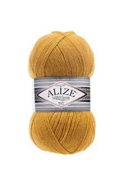 Alize 5 Pieces Superlana Crochet Hand Knitting Yarn Saffron 02