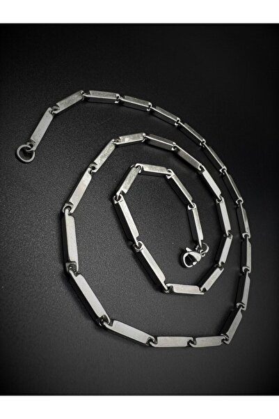 MAZEN Tarnish Resistant 100% Surgical Steel Men's Necklace 55 Cm