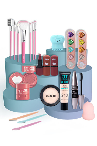 MUJGAN Kıymetli Taşlar Serisi Pırlanta Makyaj Seti Buğday Ten