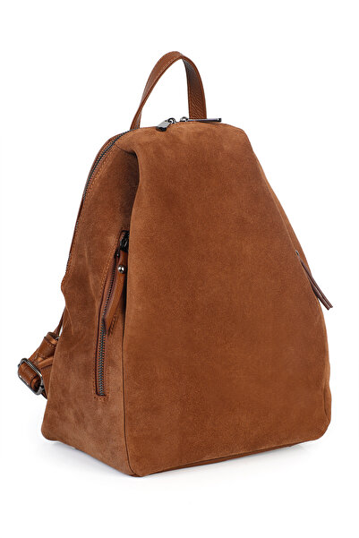 Ysmn Genuine Leather Suede Women's Backpack YC042043HSD