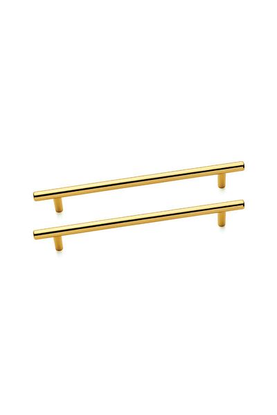 Getshopmini Epoxy Metal Classic Tray Handle - Gold