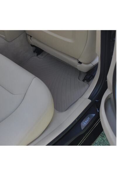 Bmw 3 Serisi F30 2012-2018 Bej Kauçuk Paspas