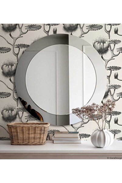 MKS Design Yuvarlak İkili Duvar Dekor Aynası / Banyo Aynası / Konsol Aynası / Makyaj Aynası / Dekor Aynası