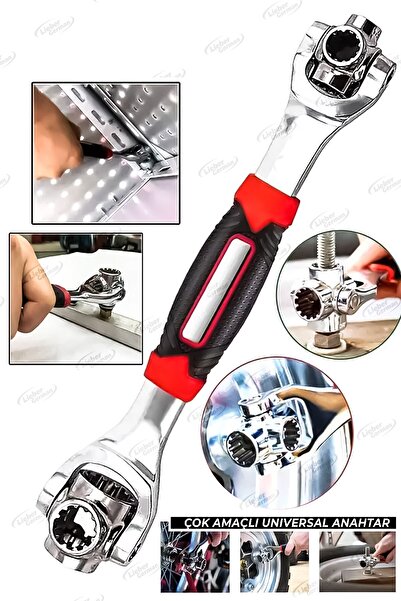 Lieber German الألمانية 8 شوكات 360° مفتاح ربط عالمي ذكي متعدد الوظائف برأس دوار