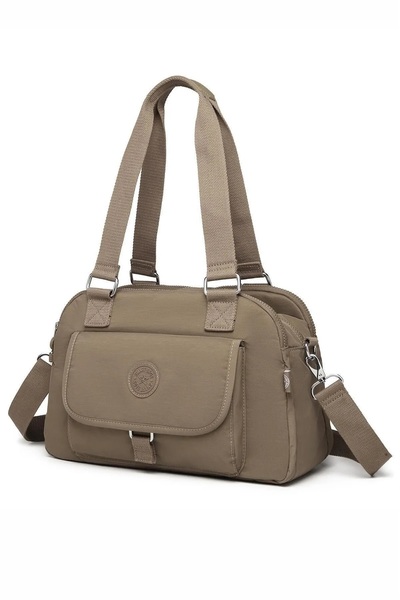 SMART BAGS Krinkıl Kumaş Kadın Omuz Çantası Suya Dayanıklı Çok Gözlü