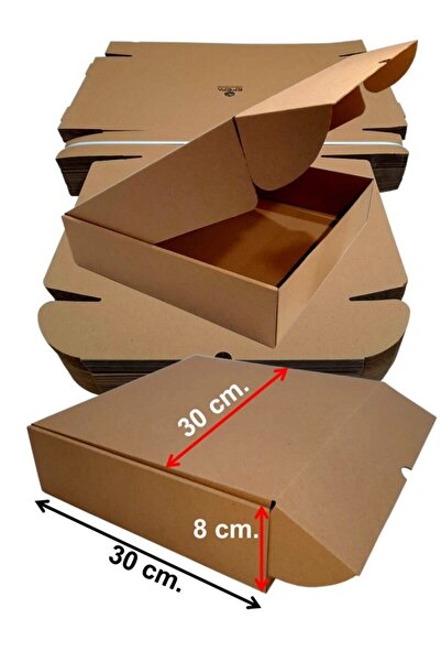 EFEPA Baskısız Karton Kutu 30x30x8 Cm. ( 100'lü Paket )