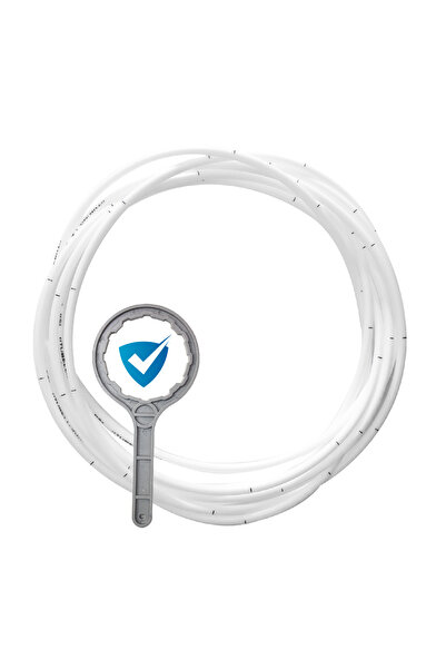 PLUSKIT Su Arıtma Cihazları Için 4m Hortum - Membran Açma Anahtarı Seti