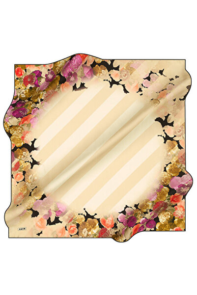 Aker 6251701-312 Ακέρ Μεταξωτό Κρεπ Σατέν Κασκόλ