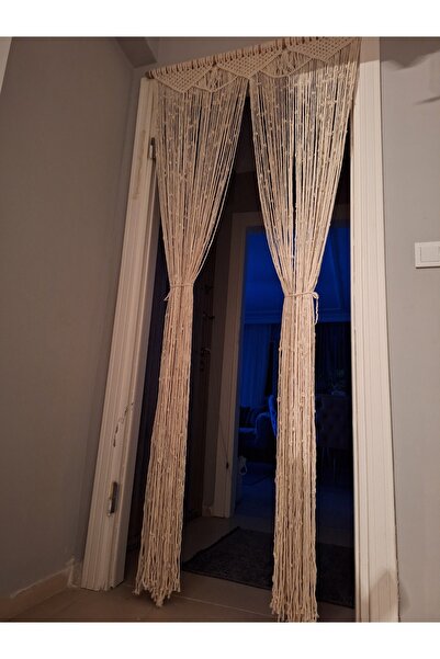 Makrome dükkanı Macrame Door Curtain Door Ornament 100*200 Cm