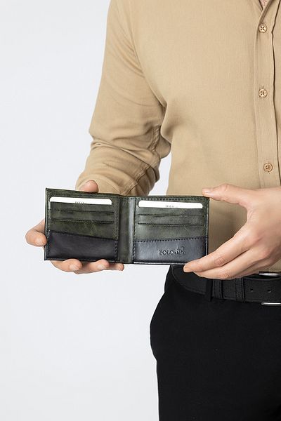 Polo Air Men's Sports Wallet Card Holder Khaki Green