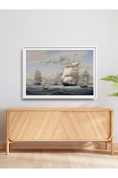 HOMEPACK Pictură orizontală cu un singur cadru Pictură poster modernă TK/431