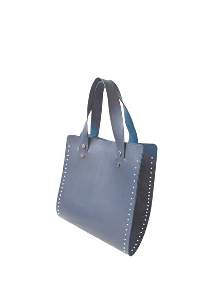 Lady Moss Lacivert Yandan Örgülü Çanta