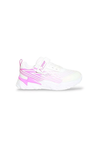 Jump Kidessa 1816-30030 cu talpă anatomică pantofi casual unisex pentru copii - NKT01816-alb roz-31