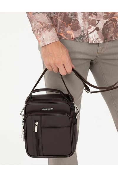 Pierre Cardin Men's Brown Handbag A021AK057.CNT.01PC001423-K20