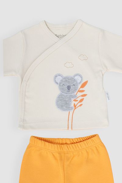 Bebitof Koala Pattern 5-Piece Newborn Baby Hospital Discharge Bodysuit Set