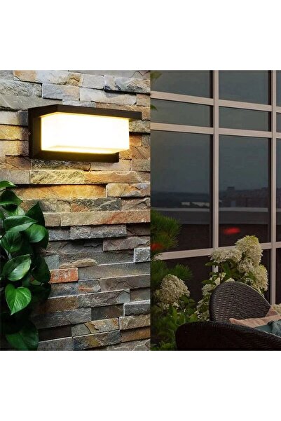 fullreyon Modern Tasarım 18 Watt Beyaz Işık Ledli Bahçe, Teras, Kamelya, Vera...
