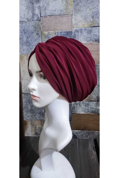ABB Meryemcebone Claret Red Hijab Bonnet