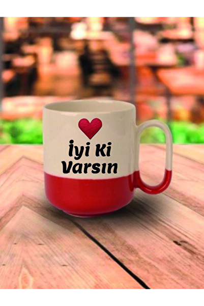 lili hediyelik كوب هدايا بقاعدة حمراء مكتوب عليه "أنت بخير" - كوب هدايا من ال...