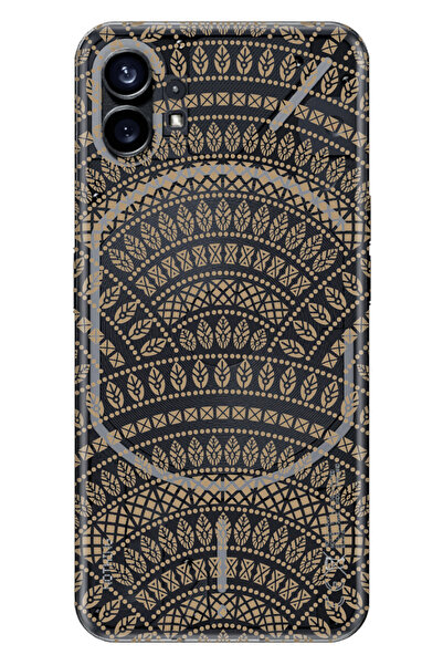 NOTHING Phone 1 Uyumlu Kılıf Kapak Silikon Resimli Mat Mandala